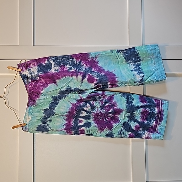Tie dye Capri pants size L - Picture 2 of 5